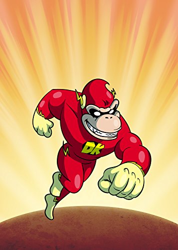 “Plumbers League of America” Lightning Fast Gorilla Character Funny Video Game & Super Hero Team Parody – Rectangle Refrigerator Magnet
