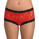NCAA Hanky Panky Cincinnati Bearcats Womens Boyshort Underwear - Red-Black (Small)
