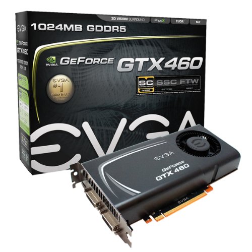 EVGA 01G-P3-1373-TR GeForce GTX 460 Fermi Superclocked EE 1GB 256-bit GDDR5 PCI Express 2.0 x16 HDCP Ready SLI Support Video Card