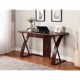 Brown Solid Wood Computer Desk