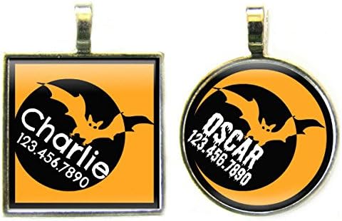Halloween Bat Pet Tag
