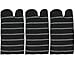 QING OUTDOOR Premium Cotton Toe Socks for Women Stylish Tabi Ankle Socks for Flip Flop Pack of 4 (Mens Socks Black (3 Pairs))