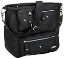Buffalo BAG 209-AB0356 pu black 01, Damen Umh&auml;ngetasche, 28x15x18