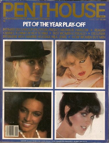 PENTHOUSE JUNE 1981 INTIMATE SEX LIVES OF JFK HITLER ELVIS MARILYN MONROE AND MORE!