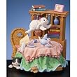Cat Jumping Over Table Figurine Cat Jumping Over Table Figurine