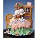 Cat Jumping Over Table Figurine