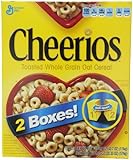 General Mills Cheerios Toasted Whole Grain Oat Cereal, 20.35 oz., 2 Count