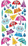 EK Success Brands Sticko Stickers, Umbrella Friends