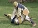 Re-Enactment of Medieval Combat, Wars of the Roses Society, Worcester, England Art Photographic Poster Print by David Hunter, 12x9