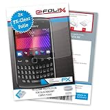 atFoliX FX-Clear Displayschutzfolie für Blackberry Curve 9360 (2-er Pack) - Displayschutz kristallklar! Höchste Qualität - Made in Germany!