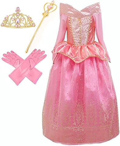 SweetNicole Pink Princess Aurora Party Dress Pretend Costume