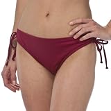 Mossimo® Black Women's Keyhole Side Tie Bikini Bottom - Burgundy