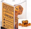 Chessex Velvet Orange 7 piece dice set