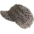 New Cuban Crinkle Fur Print Newsboy Driver Cap Hat * Brown * Small / Medium