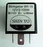 Produkt-Bild: Shin Yo Blinkrelais 12 V 2/100 W, lastunabh&auml;ngig