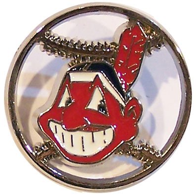 Cleveland Indians Cut Out Logo Pin