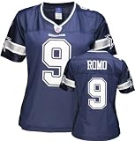 Tony Romo Reebok Navy Premier Dallas Cowboys Women's Jersey - Large