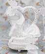 Butterfly Wishes Wedding Cake Topper in White