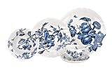 Thomas O'Brien China Austin Floral Indigo Twelve 5 Pc Place Settings
