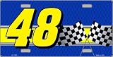 #48 Racing License Plate