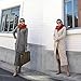 Kamaco Winter Single-Breasted Warm Pullover Long Cardigan Sweater Khaki L