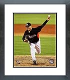 Miami Marlins Mark Buehrle 2012 Pitching Framed Picture 8x10