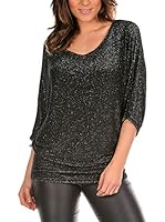 La Belle Parisienne Camiseta Manga Larga Mathilde (Negro)