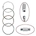 BlueCosto® (20-Pack-Multicolor) Ultra Tough Stainless Steel String Wire Luggage Tags Loops Key Rings 600034-F20