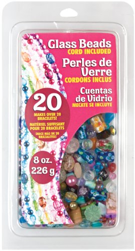 Cousin Bead Girl Bead Kit, 8-Ounce, Glass