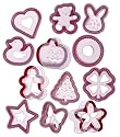 Progressive International 24 Piece Cookie Cutter and Stencil Set