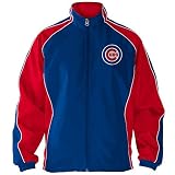 MLB Men's Chicago Cubs Full Zip Team Color Jacket , Blue, X-Large