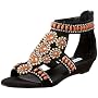 Kelsi Dagger Women's Milano Wedge Sandal With Beaded Detail