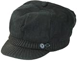 Black Gray Brown Wool Newsboy Cab Driver hat with 2 cute side buttons for WomenMedium to Large