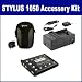 Olympus Stylus 1050 SW Digital Camera Accessory Kit includes: SDLI40B Battery, SDM-141 Charger, SDC-21 Case
