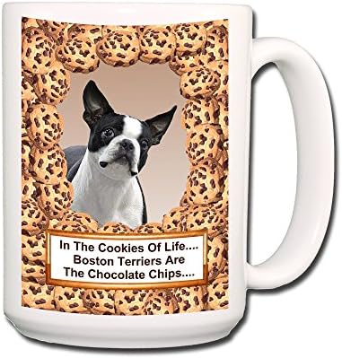 Boston Terrier Chocolate Chip Cookie Coffee Tea Mug 15 oz No 1