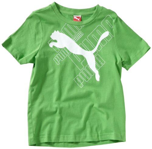 PUMA Jungen T-Shirt Logo, classic green, 128, 819466 02 Preisvergleich