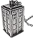 David Tenant Matt Smith Police Box Tardis Pendent Necklace (Silver-3D)