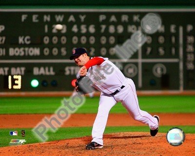 Jon Lester's 2008 No Hitter Action; Horizontal Art Poster PRINT Unknown 10x8