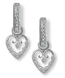 Scalloped Heart Fleur Charms