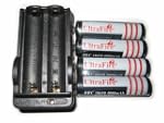 4pcs Ultrafire 18650 4000 mAh 3.7V Li...