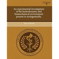 An experimental investigation of the hydrodynamic and biomechanical environment present in... by Bryn A Martin
