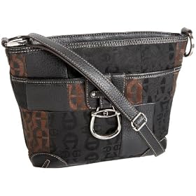 Etienne Aigner Geometric Patchwork Cross-Body