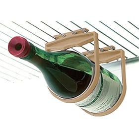 Holdups Refrigerator 1 Bottle Wine Rack Red by HomeAndWine.com