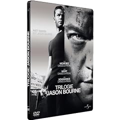 Coffret Jason Bourne - la trilogie : La m�moire dans la peau - La mort dans la peau - La vengeance dans la peau - disc bonus (bo�tier m�tal)