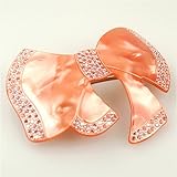 IMAGE OF Blanche Pink on Pink - Cubitas Duchamp Collection (Made in France, Swarovski Crystals, Hair Clip)