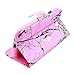 Galaxy S3 Case, Tradekmk(TM) Latest Fashion Luxury PU Leather Folio Magnet Wallet Stand Case Cover [Branch Pink Skin] Compatible with Samsung Galaxy S3 i9300-[+Stylus+Screen Protector+Cleaning Cloth]
