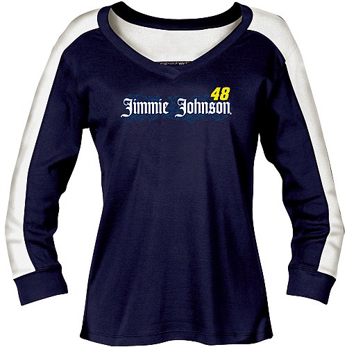 Buy Chase Authentics Jimmie Johnson Ladies True Racer 3 4 Sleeve Tee by Chase Authentics
