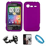Purple Premium Soft Rubberized Silicone Skin Cover for Verizon Wireless New ....