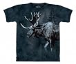 The Mountain Moose T-Shirt 100% Cotton Short Sleeve Shirt