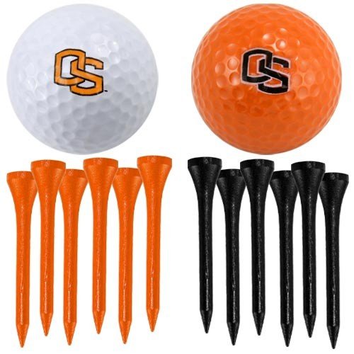 Oregon State Beavers Two Golf Balls And Twelve Tees Set